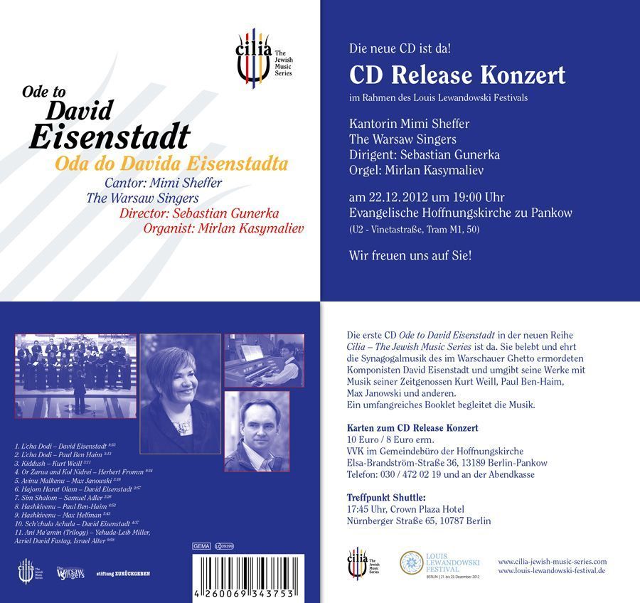 Invitation to CD Release Concert